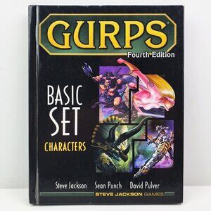 GURPS Basic Set Characters Fourth Edition Hardcover Book  SJG - Heavy Use/Wear